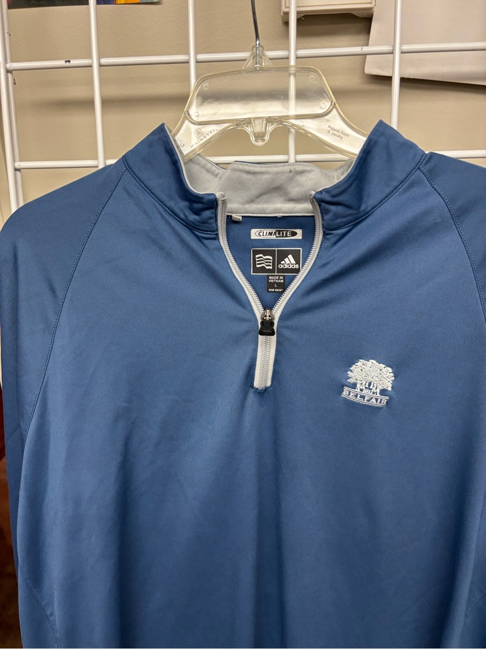 Adidas Climalite Belfair Golf Community Bluffton SC Quarter Zip Pullover Large - Picture 2 of 12